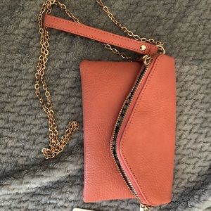 Urban Expressions NWT peach satchel. Vegan